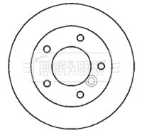 BORG & BECK Тормозной диск BBD4370